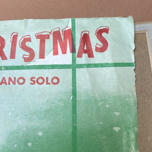 White Christmas: Irving Berlin: Original Simplified Piano Score - Picture 6 of 6